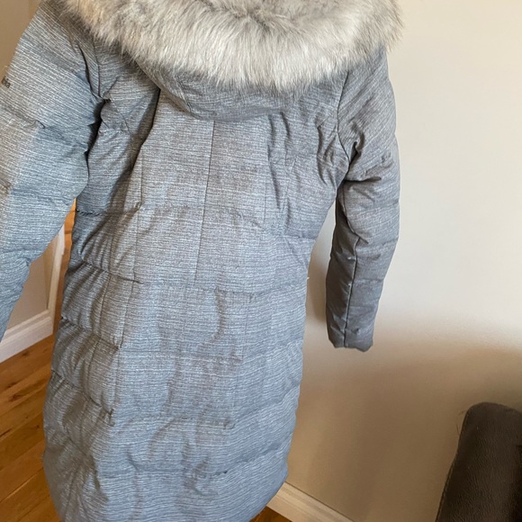 COLUMBIA WOMEN'S MONTFERLAND MID JACKET CITY GREY TEXTURE Parka coat - Picture 4 of 7